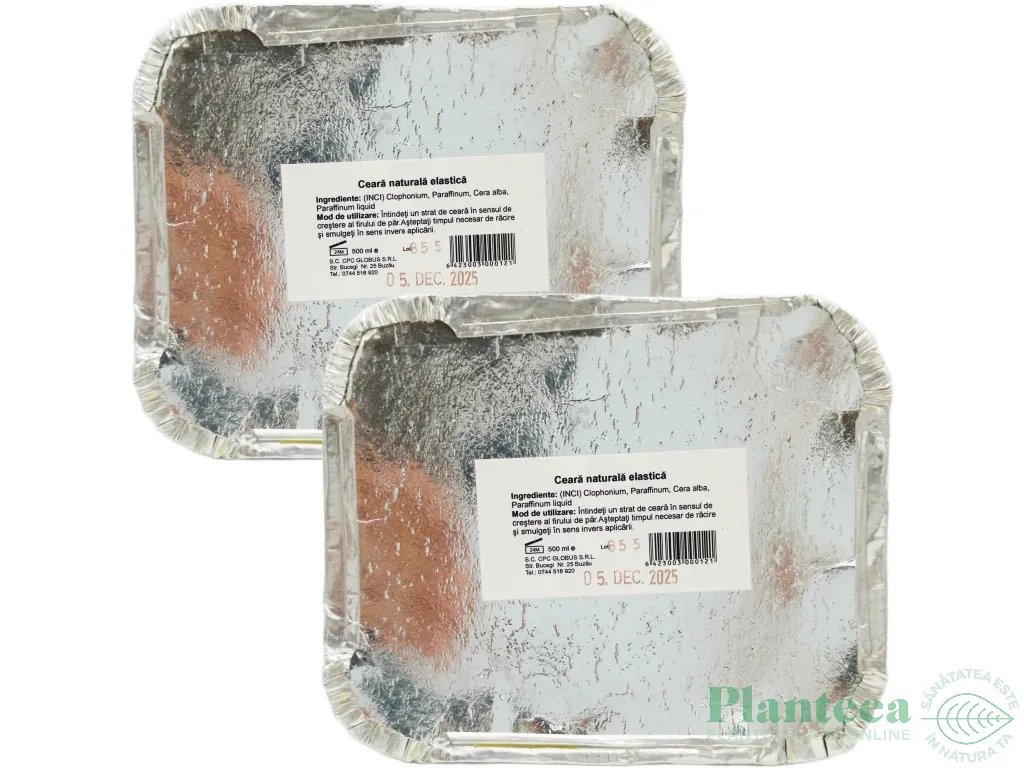 Set Ceara epilatoare refolosibila elastica naturala 2x500g - DEPILET