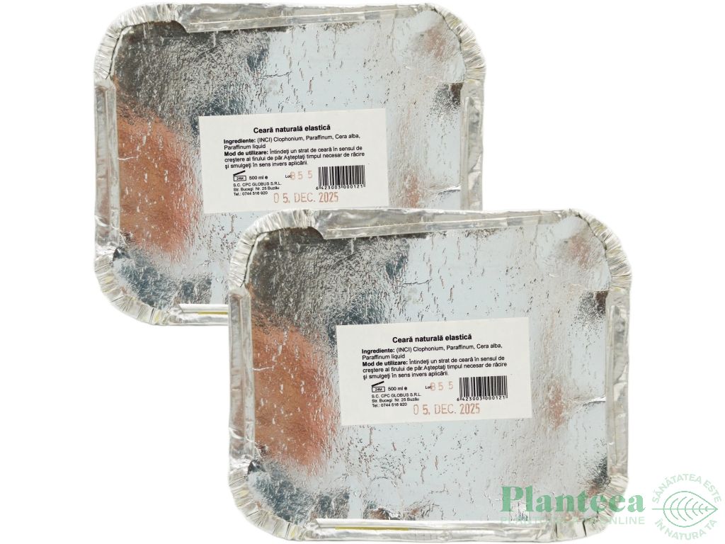 Set Ceara epilatoare refolosibila elastica naturala 2x500g - DEPILET