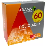 Pachet Acid folic 400mcg 2x30cp - ADAMS SUPPLEMENTS