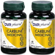 Pachet Carbune medicinal 300mg 2x60cps - DVR PHARM