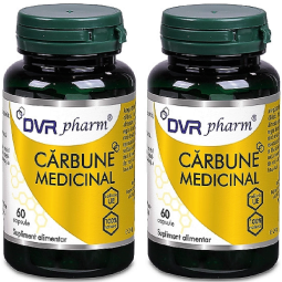 Pachet Carbune medicinal 300mg 2x60cps - DVR PHARM