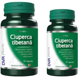 Pachet Ciuperca tibetana 60+30cps - DVR PHARM