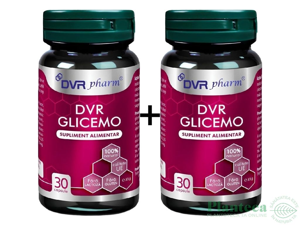 Pachet DVR Glicemo 2x30cps - DVR PHARM