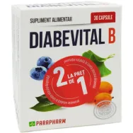 Pachet Diabevital B 2x30cps - PARAPHARM