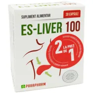 Pachet Es liver 100 2x30cps - PARAPHARM