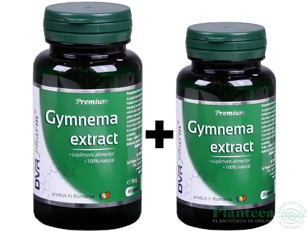 Pachet Gymnema extract 60+30cps - DVR PHARM
