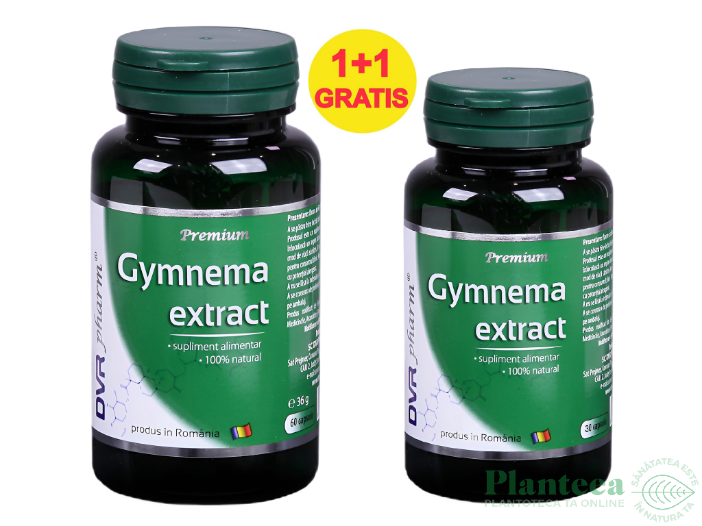 Pachet Gymnema extract 60+30cps - DVR PHARM