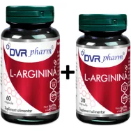 Pachet Larginina 400mg 60+30cps - DVR PHARM