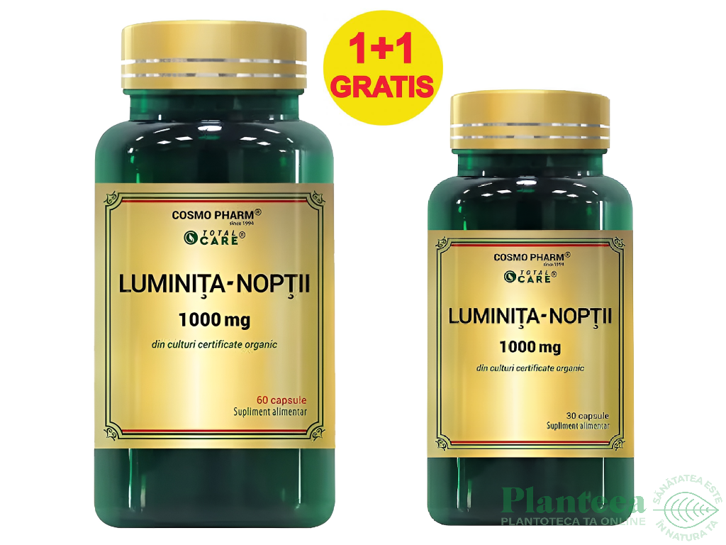 Pachet Luminita noptii 1000mg 60+30cps - COSMO PHARM