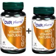 Pachet Multivitamine naturale 60+30cps - DVR PHARM