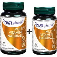 Pachet Multivitamine naturale 60+30cps - DVR PHARM