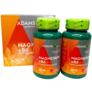Pachet Magneziu B6 2x30cp - ADAMS SUPPLEMENTS