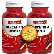 Pachet Quercetin 98 complex 60+60cps - ADNATURA