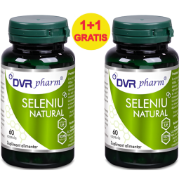 Pachet Seleniu natural 2x60cps - DVR PHARM