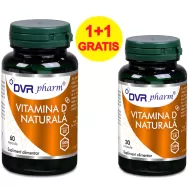 Pachet Vitamina D naturala 60+30cps - DVR PHARM