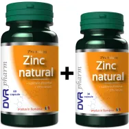 Pachet Zinc natural 60+30cps - DVR PHARM