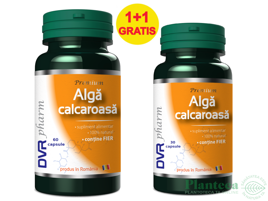 Pachet Alga calcaroasa 60+30cps - DVR PHARM