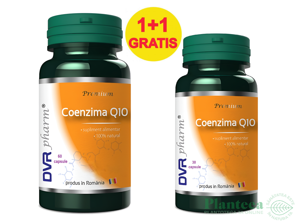 Pachet Coenzima Q10 50mg 60+30cps - DVR PHARM