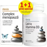 Pachet Complex menopauza 30cp+Calciu D3 40cp - ALEVIA