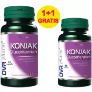 Pachet Konjak glucomannan 120+40cps - DVR PHARM