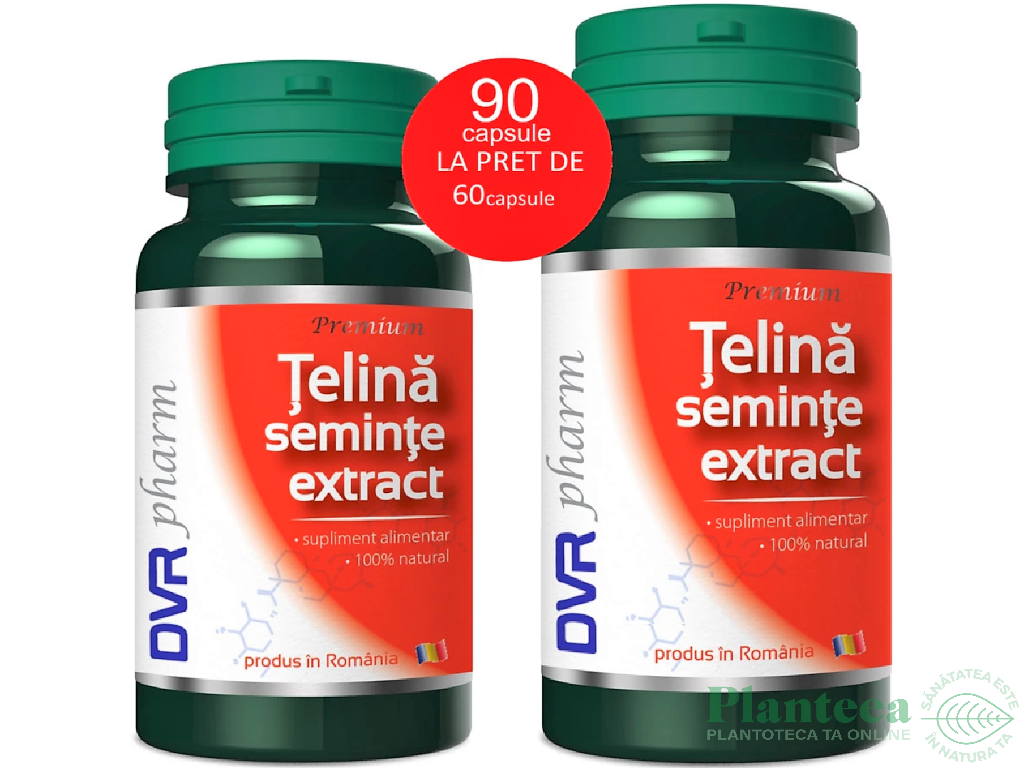 Pachet Telina seminte extract 60+30cps - DVR PHARM