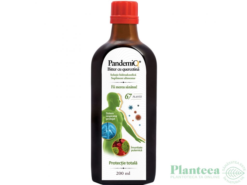 Bitter 67plante Pandemiq quercetina 200ml - DACIA PLANT