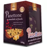 Cozonac panettone ciocolata fructe fara zahar 630g - GOVINDA