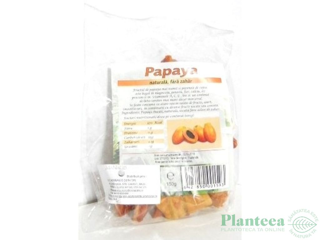 Papaya uscat 150g - DECO ITALIA