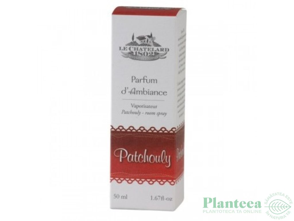 Parfum ambient vaporizator patchouli 50ml - LE CHATELARD 1802