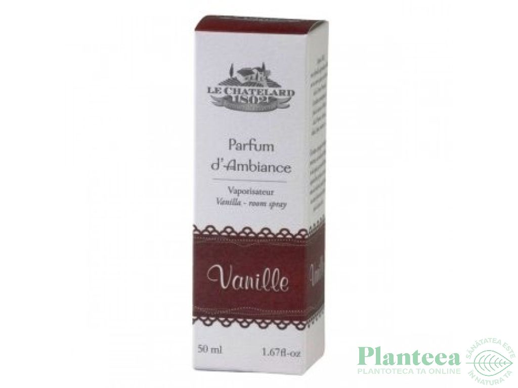 Parfum ambient vaporizator vanilie 50ml - LE CHATELARD 1802