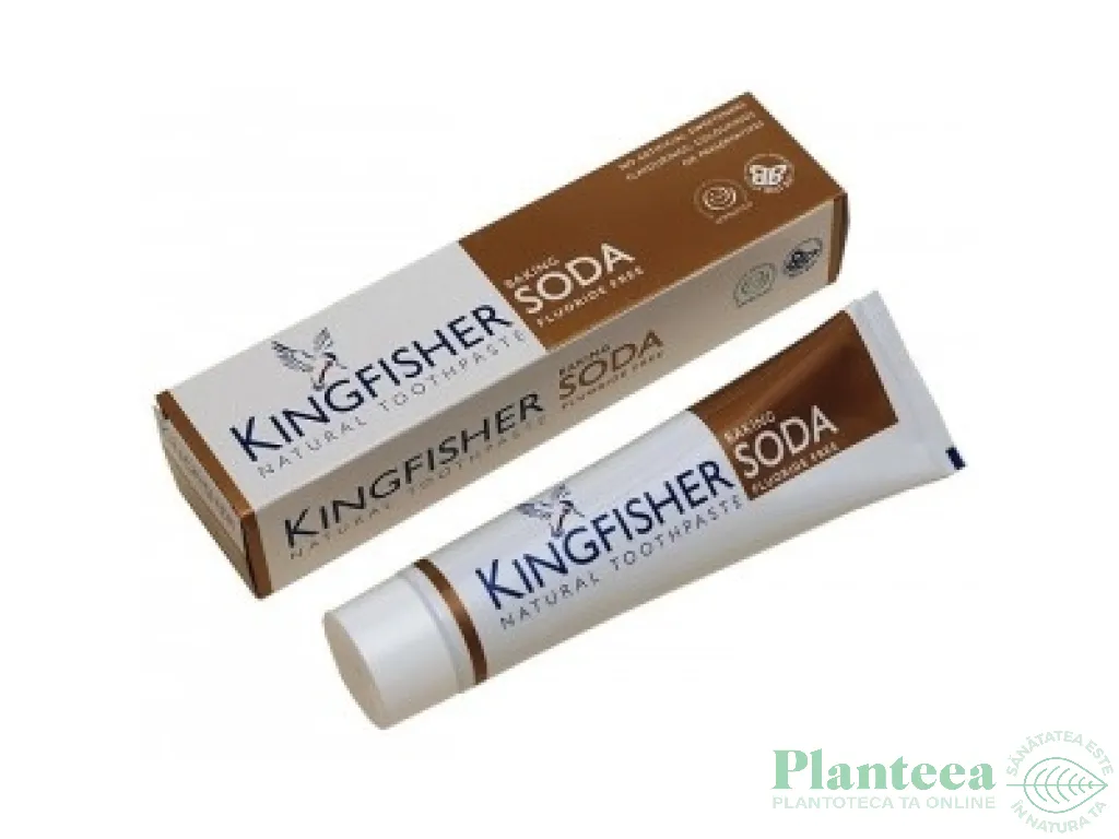 Pasta dinti bakingsoda fara fluor 100ml - KINGFISHER