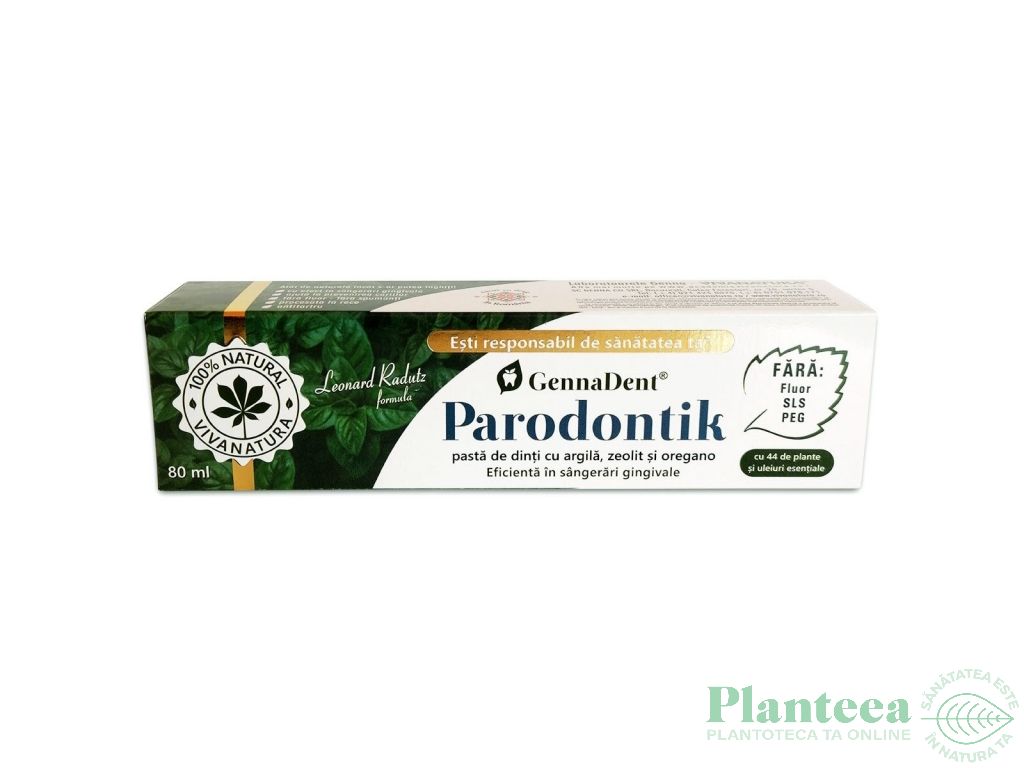 Pasta dinti protectie gingivala Parodontik 80ml - VIVA NATURA