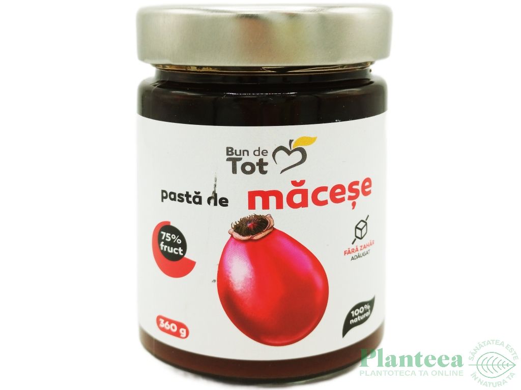Pasta macese 75%fruct fara zahar 360g - BUN DE TOT