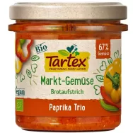 Pasta tartinabila vegetala trio ardei eco 135g - TARTEX