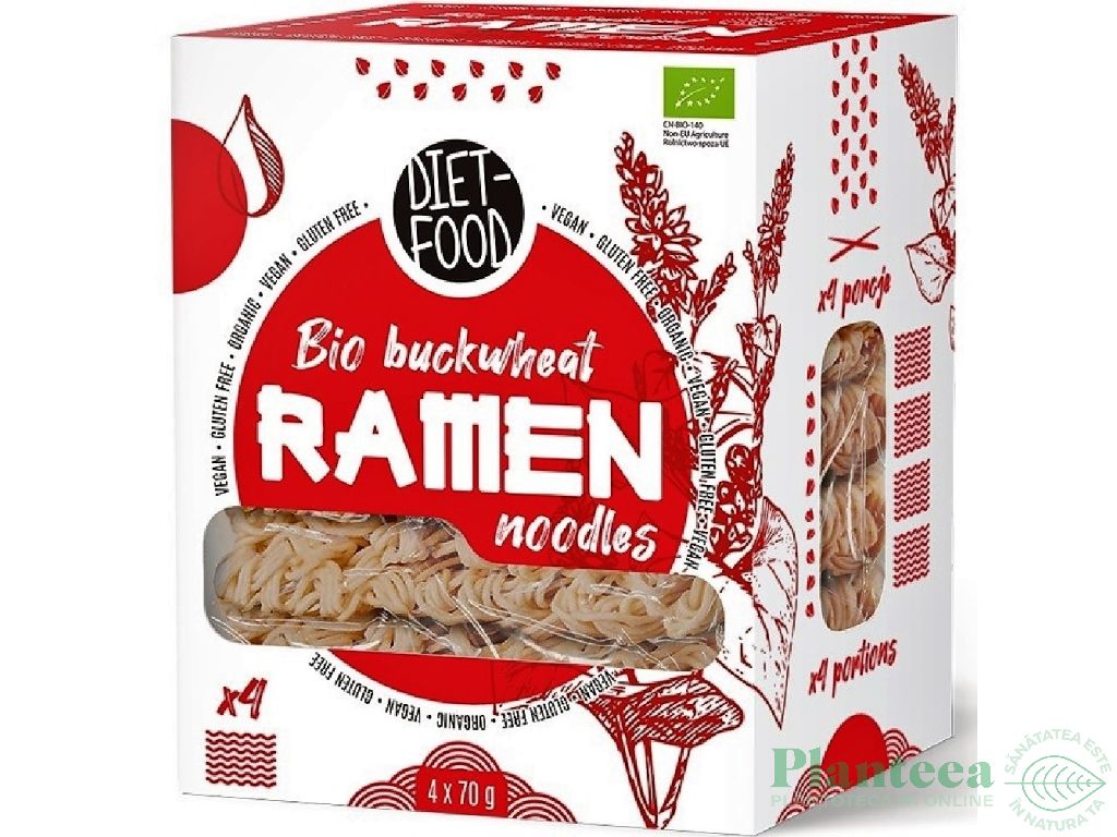 Paste taitei hrisca Ramen bio 280g - DIET FOOD