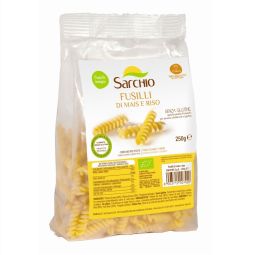 Paste fusilli porumb orez fara gluten eco 250g - SARCHIO