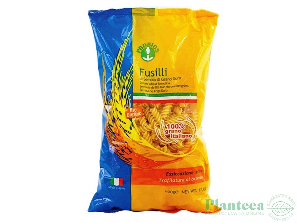 Paste fusilli grau semola eco 500g - PROBIOS