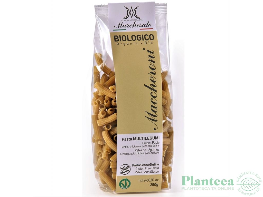 Paste maccheroni lufume fara gluten bio 250g - MARCHESATO