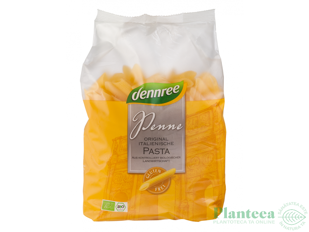 Paste penne porumb orez fara gluten eco 500g - DENNREE