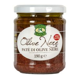 Pate vegetal masline negre 190g - ARTIGIANA AMADORI