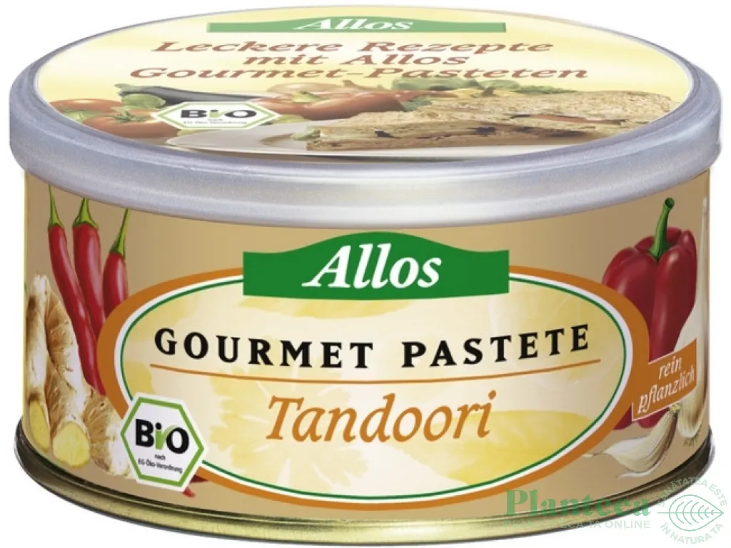 Pate vegetal picant Tandoori 50g - ALLOS