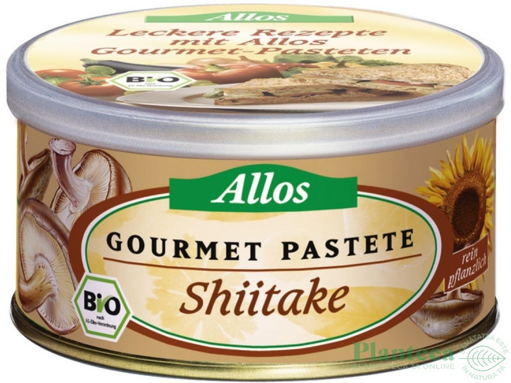 Pate vegetal ciuperci shiitake 125g - ALLOS