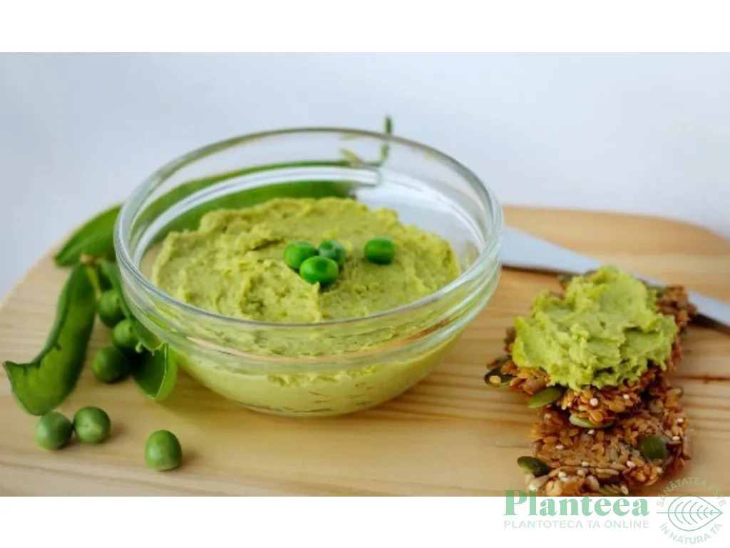 Pate vegetal mazare galbena 100g - SANOVITA