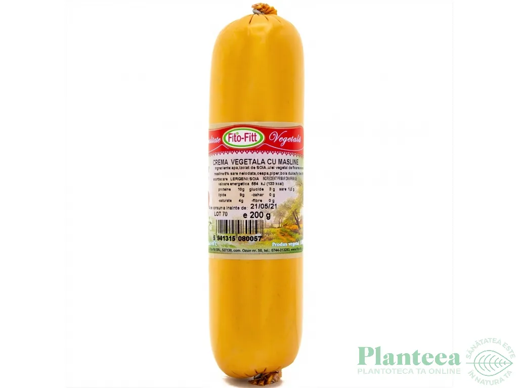 Pate vegetal masline 200g - FITO FITT