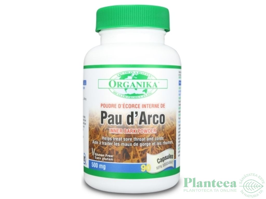 Pau D`arco 500mg 90cps - ORGANIKA HEALTH