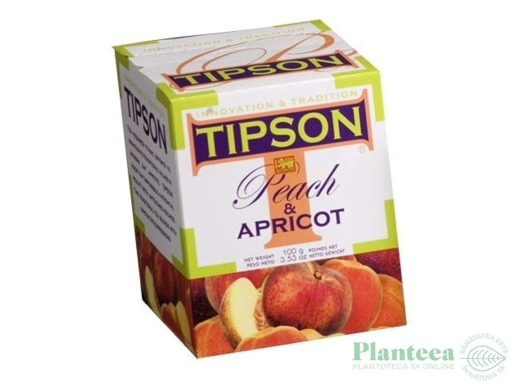 Ceai negru ceylon piersica caisa 100g - TIPSON