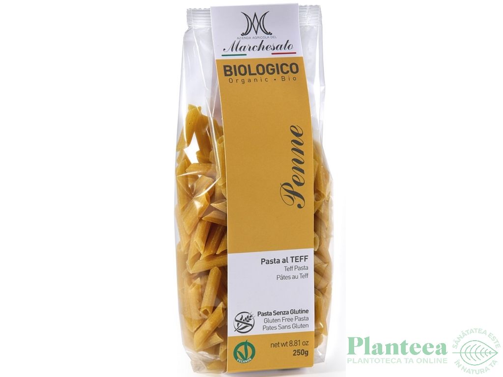 Paste penne teff fara gluten bio 250g - MARCHESATO