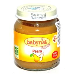 Piure pere bebe +4luni eco 2x130g - BABYBIO