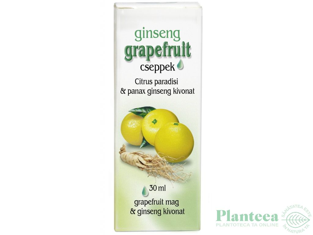 Picaturi samburi grepfrut ginseng 30ml - DR CHEN PATIKA