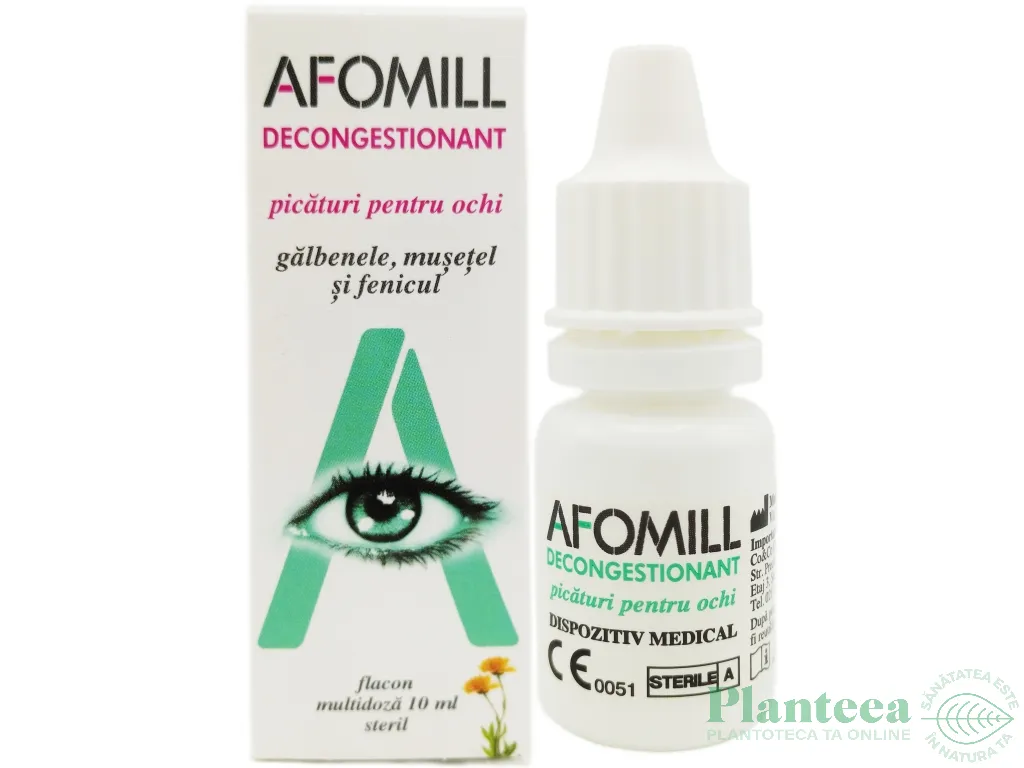Picaturi oculare decongestionante 10ml - AFOMILL